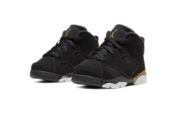 Nike Air Jordan 6 Retro Se Td Sko Til Børn Sort