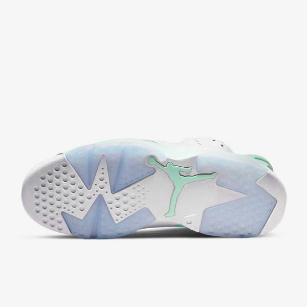 Nike Air Jordan 6 Retro Sko Til Damer Hvid Mint Platinum