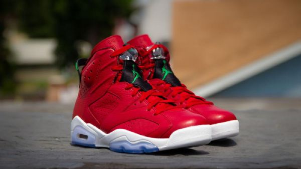 Nike Air Jordan 6 Retro Spizike Sko Til Mænd Rød