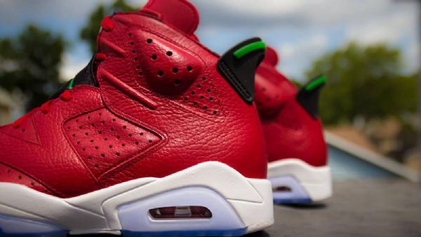 Nike Air Jordan 6 Retro Spizike Sko Til Mænd Rød