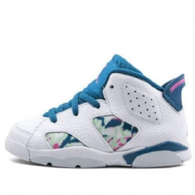 Nike Air Jordan 6 Retro Td Sko Til Børn Grøn