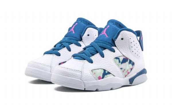 Nike Air Jordan 6 Retro Td Sko Til Børn Grøn