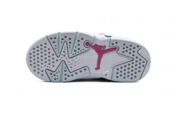 Nike Air Jordan 6 Retro Td Sko Til Børn Grøn