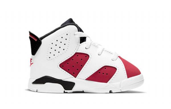 Nike Air Jordan 6 Retro Td Sko Til Børn Hvid