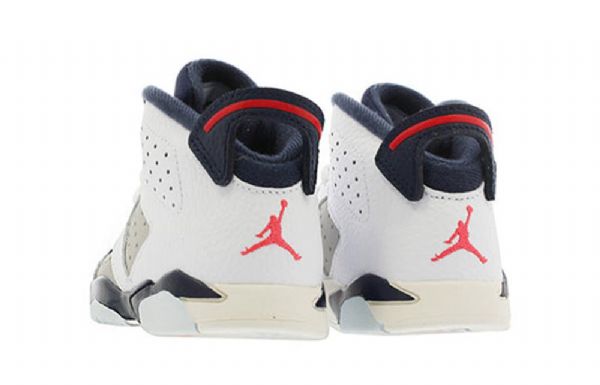 Nike Air Jordan 6 Retro Td Sko Til Børn Hvid