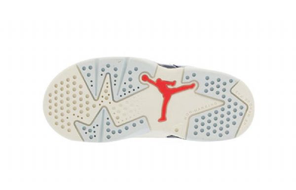 Nike Air Jordan 6 Retro Td Sko Til Børn Hvid