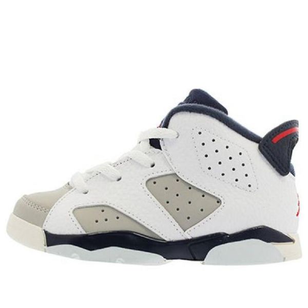 Nike Air Jordan 6 Retro Td Sko Til Børn Hvid