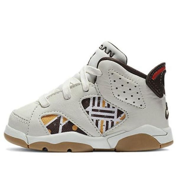 Nike Air Jordan 6 Retro Td Sko Til Børn Khaki