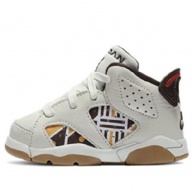 Nike Air Jordan 6 Retro Td Sko Til Børn Khaki