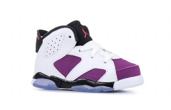 Nike Air Jordan 6 Retro Td Sko Til Børn Lyserød