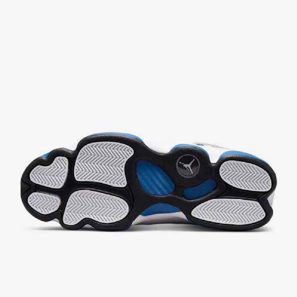 Nike Air Jordan 6 Ringe Sko Til Mænd Hvid Grå Blå