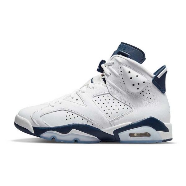 Nike Air Jordan 6 Sko Til Damer Marineblå