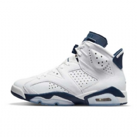 Nike Air Jordan 6 Sko Til Damer Marineblå