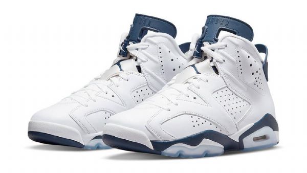 Nike Air Jordan 6 Sko Til Damer Marineblå