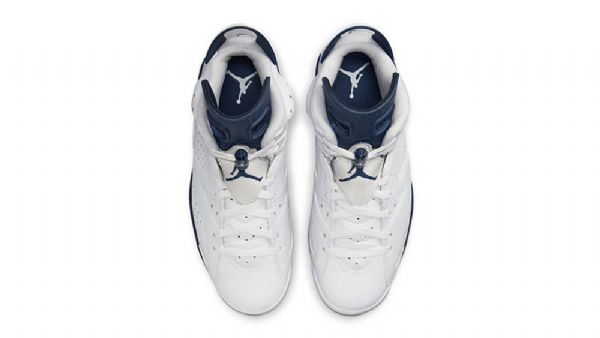 Nike Air Jordan 6 Sko Til Damer Marineblå