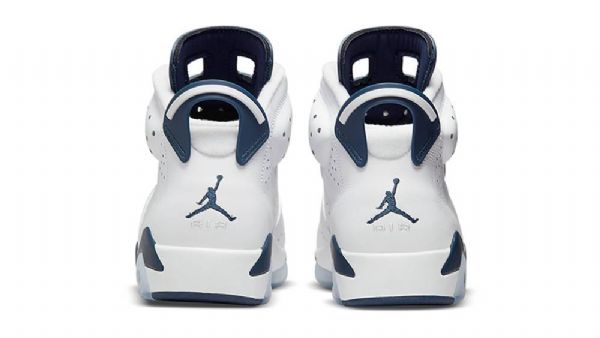 Nike Air Jordan 6 Sko Til Damer Marineblå