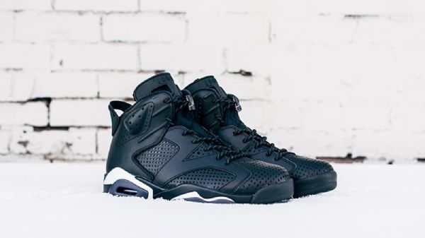 Nike Air Jordan 6 Sko Til Mænd Sort