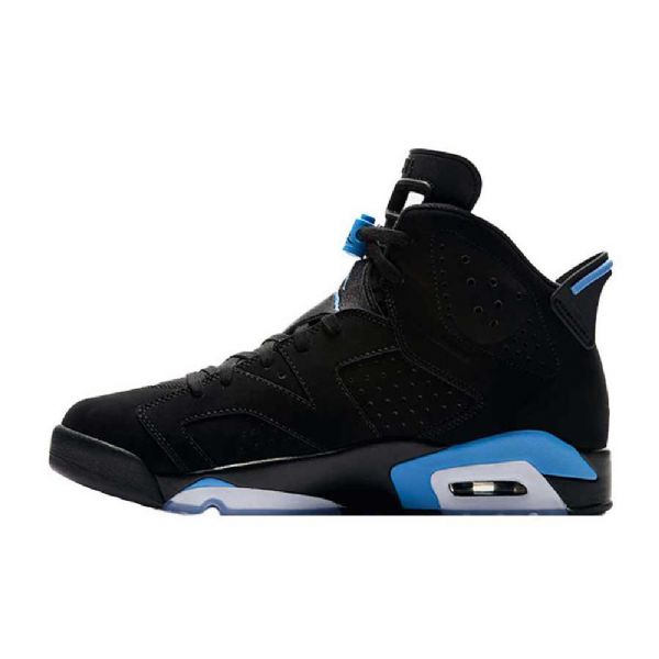 Nike Air Jordan 6 Unc Sko Til Mænd Sort Blå