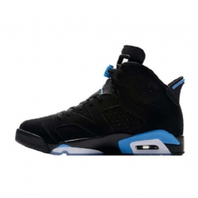 Nike Air Jordan 6 Unc Sko Til Mænd Sort Blå