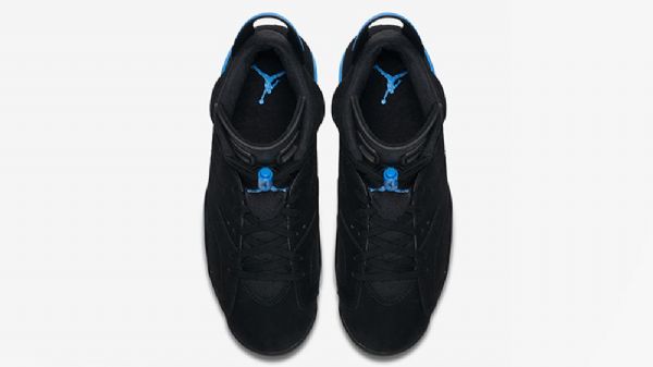 Nike Air Jordan 6 Unc Sko Til Mænd Sort Blå