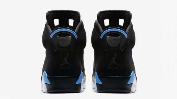 Nike Air Jordan 6 Unc Sko Til Mænd Sort Blå
