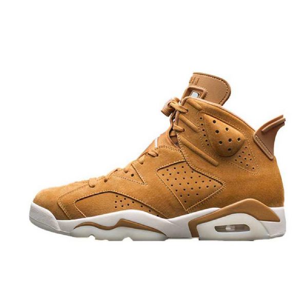 Nike Air Jordan 6 Wheaten Harvest Sko Til Mænd Brun