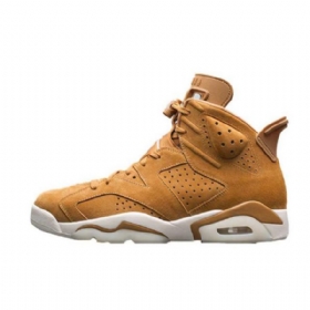 Nike Air Jordan 6 Wheaten Harvest Sko Til Mænd Brun