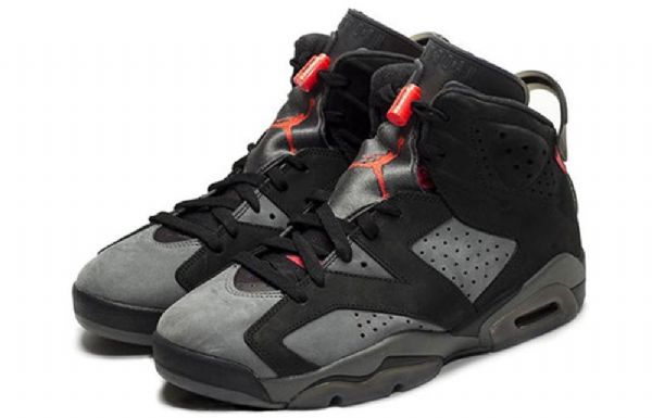 Nike Paris Saint-germain Air Jordan 6 Retro Basketball Sko Til Mænd Grå