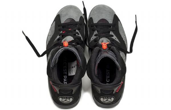 Nike Paris Saint-germain Air Jordan 6 Retro Basketball Sko Til Mænd Grå