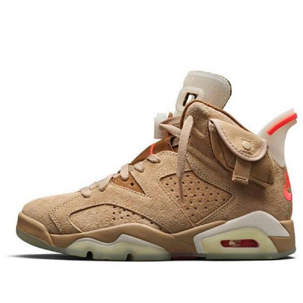 Nike Travis Scott Air Jordan 6 Retro Basketball Sko Til Mænd Khaki