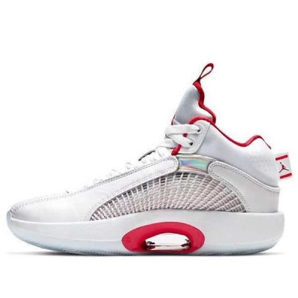Nike Air Jordan 35 Gs Basketball Sko Til Mænd Hvid Rød