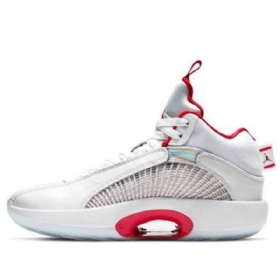 Nike Air Jordan 35 Gs Basketball Sko Til Mænd Hvid Rød