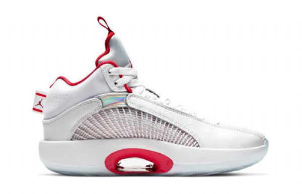 Nike Air Jordan 35 Gs Basketball Sko Til Mænd Hvid Rød
