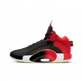 Nike Air Jordan 35 Kinesisk Nytårssko Til Mænd Sort Rød