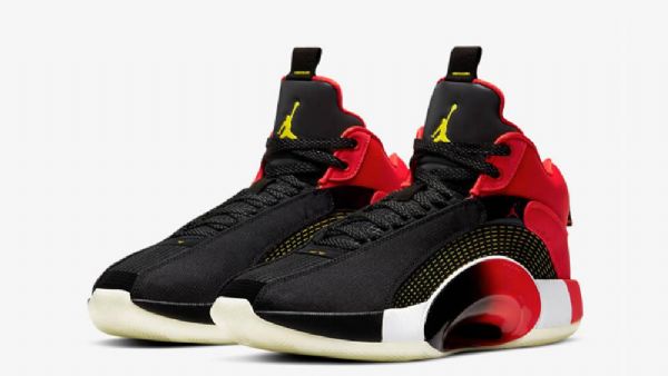 Nike Air Jordan 35 Kinesisk Nytårssko Til Mænd Sort Rød