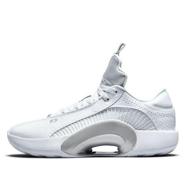 Nike Air Jordan 35 Low Tops Pf Sneakers Til Mænd Hvid Sølv