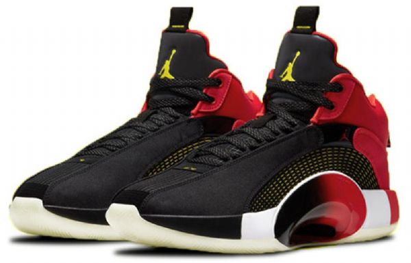 Nike Air Jordan 35 Sneakers Til Mænd Sort Rød