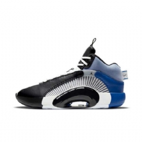 Nike Fragment Jordan 35 Sko Til Mænd Sort Hvid Blå