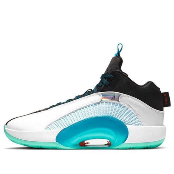 Nike Guo Ailun Air Jordan 35 Gc Pf Sneakers Til Mænd Hvid Sort