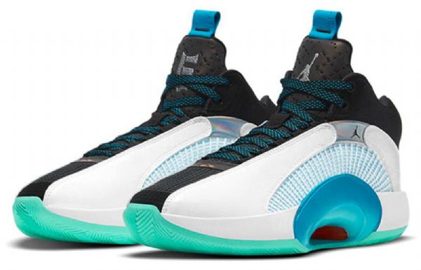 Nike Guo Ailun Air Jordan 35 Gc Pf Sneakers Til Mænd Hvid Sort