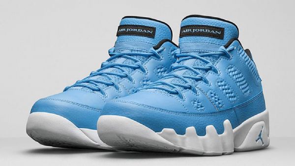 Nike Air Jordan 9 Low Tops Pantone Sko Til Mænd Blå