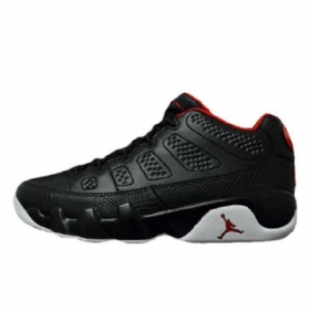 Nike Air Jordan 9 Low Tops Sko Til Mænd Sort Hvid