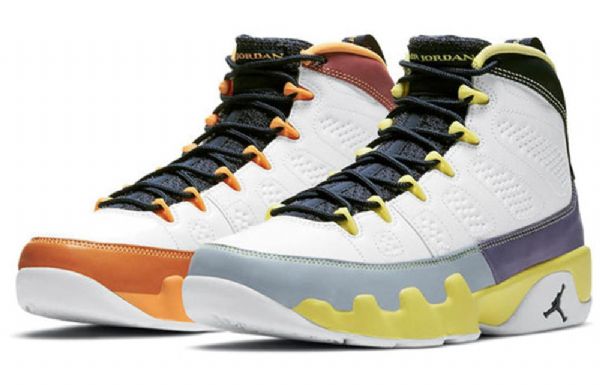 Nike Air Jordan 9 Retro Basketball Sko Til Damer Flerfarvet