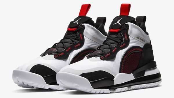 Nike Air Jordan Aerospace 720 Sko Til Mænd Hvid Sort Rød