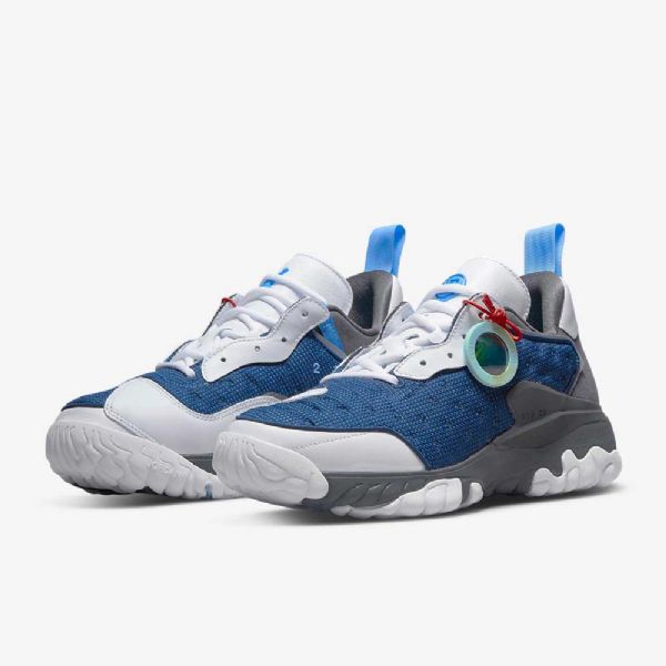 Nike Air Jordan Delta 2 Clot Sko Til Mænd Hvid Grå Mørkeblå