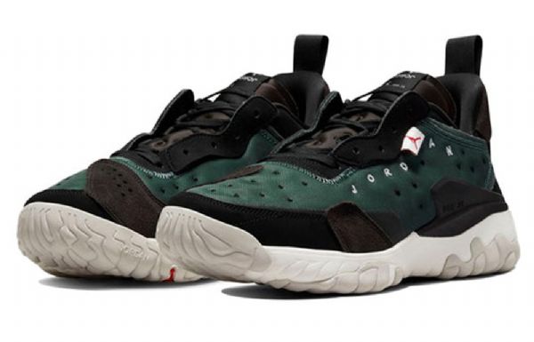 Nike Air Jordan Delta 2 Low Tops-top Joggingsko Atletiksko Til Mænd Sort Grøn