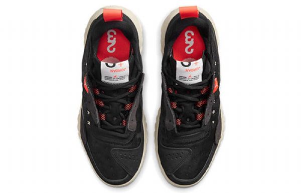 Nike Air Jordan Delta 2 Sneakers Atletiksko Til Damer Sort Orange