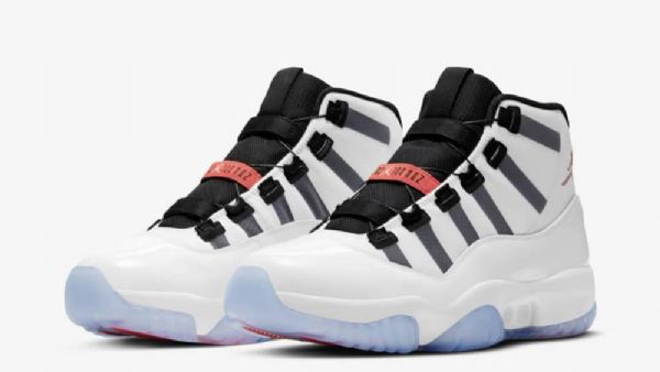 Nike Air Jordan 11 Adapt Sko Til Mænd Hvid Sort