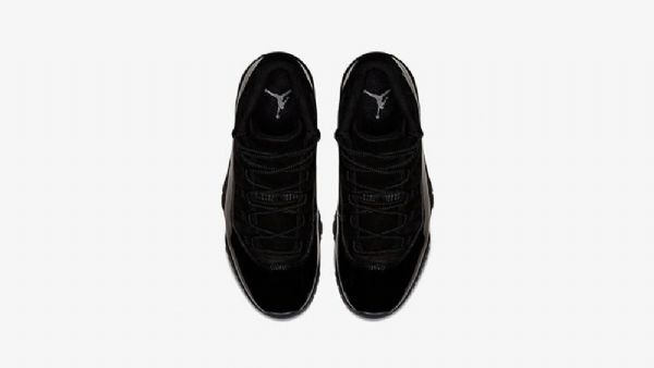 Nike Air Jordan 11 Cap Og Kjolesko Til Mænd Sort