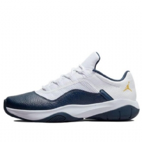Nike Air Jordan 11 cmft Lave Overdele Retro Basketball Sko Til Mænd Hvid Marineblå